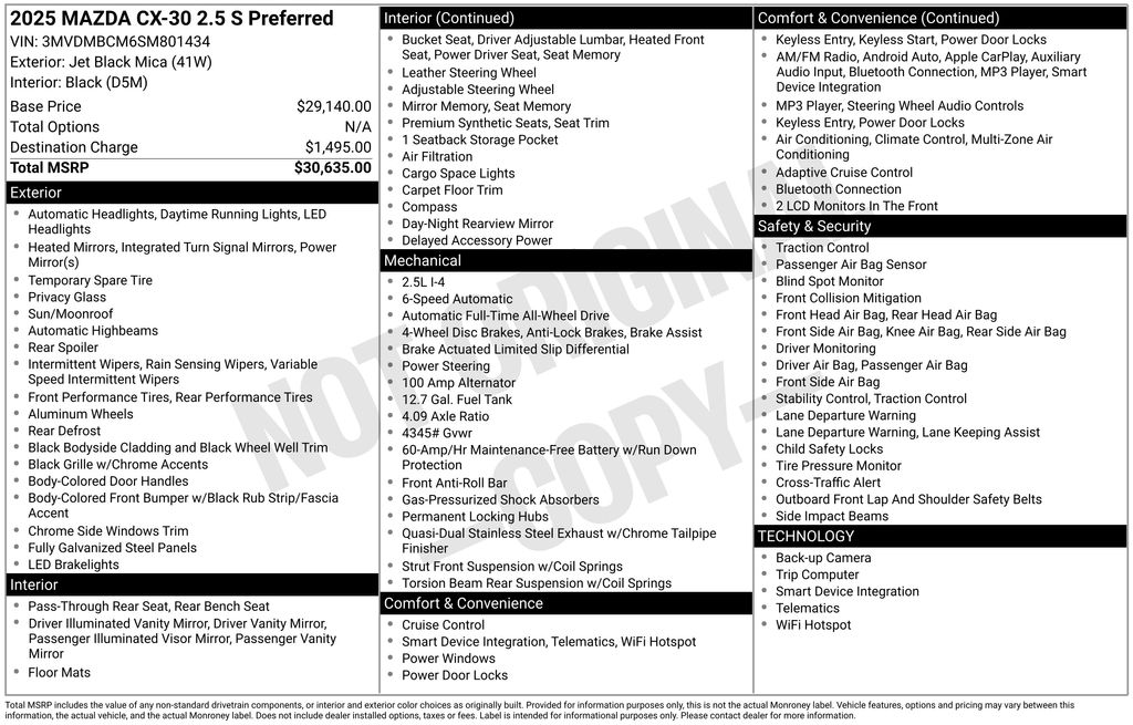 2025 MAZDA CX-30 - Image 10