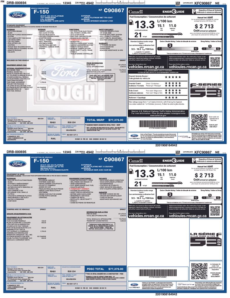 2019 FORD F-150 - Image 34