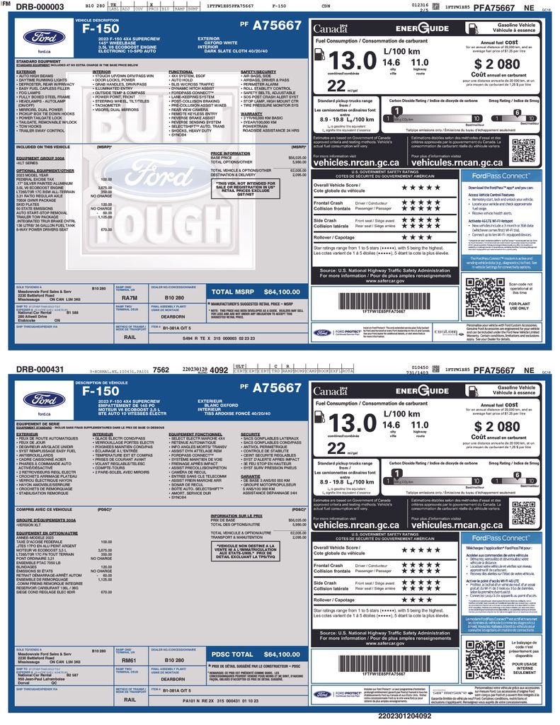 2023 FORD F-150 - Image 43