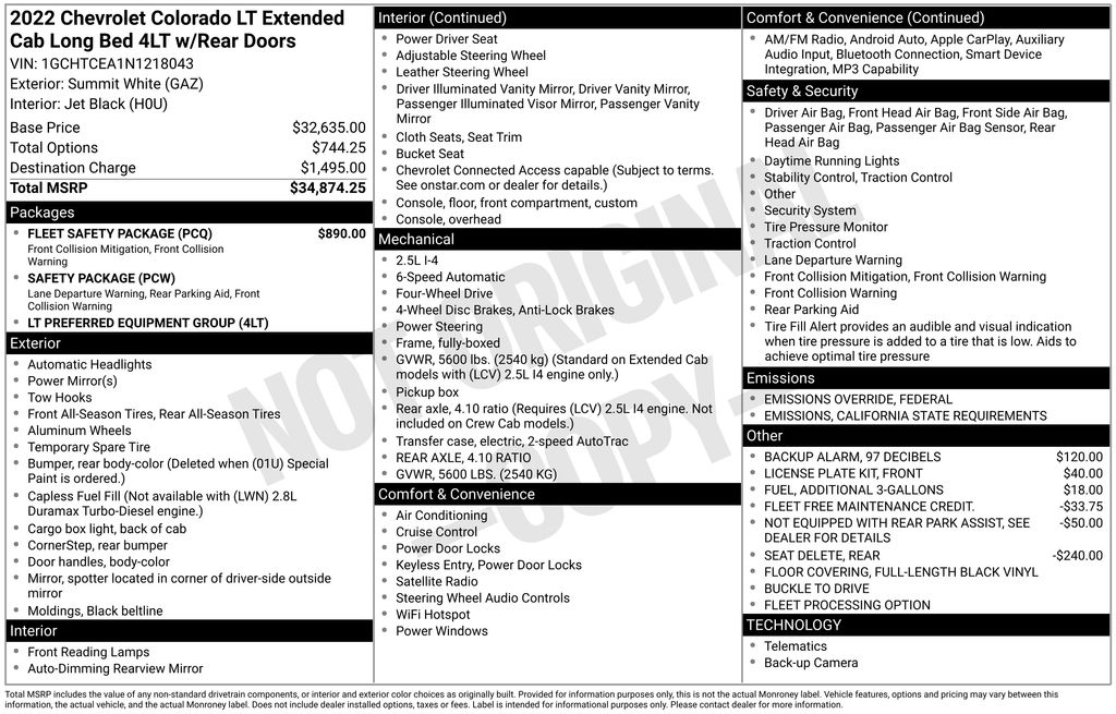 2022 CHEVROLET COLORADO - Image 27