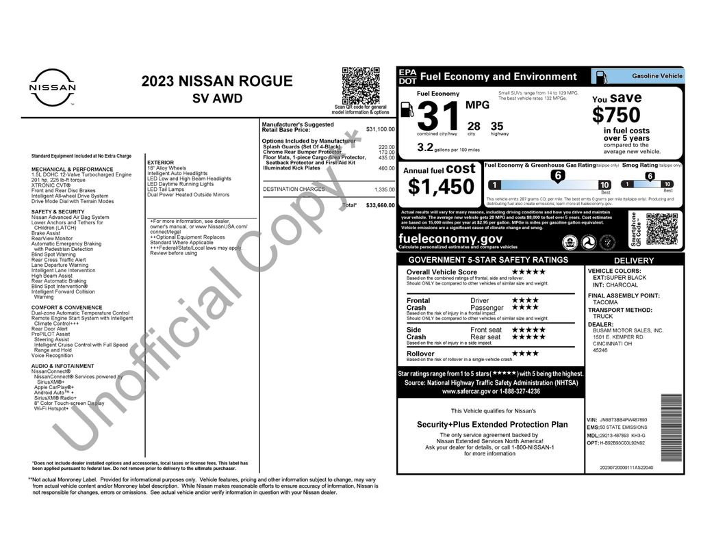 2023 NISSAN ROGUE - Image 10