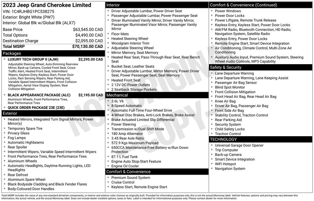 2023 JEEP GRAND CHEROKEE - Image 33