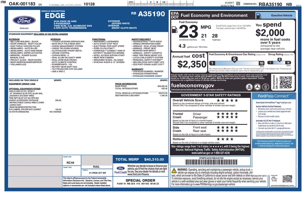 2024 FORD EDGE - Image 39