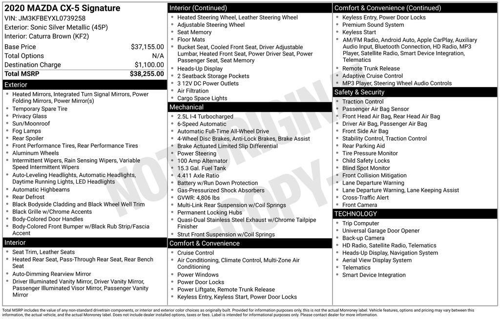 2020 MAZDA CX-5 - Image 41