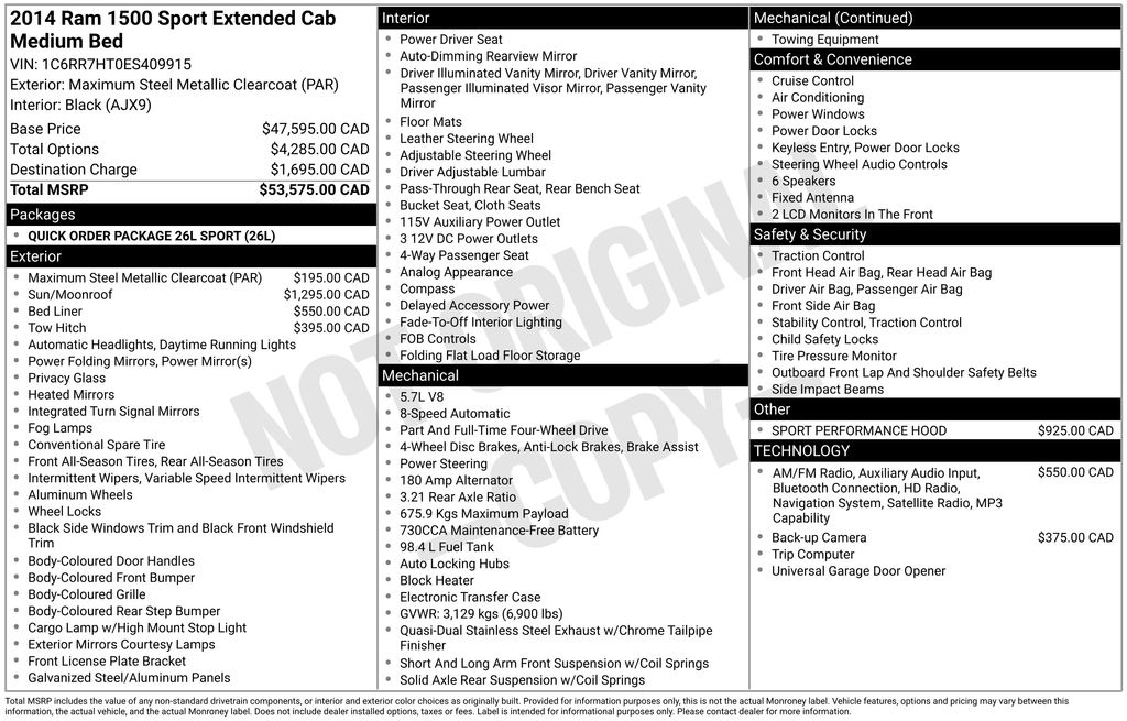2014 RAM 1500 - Image 29