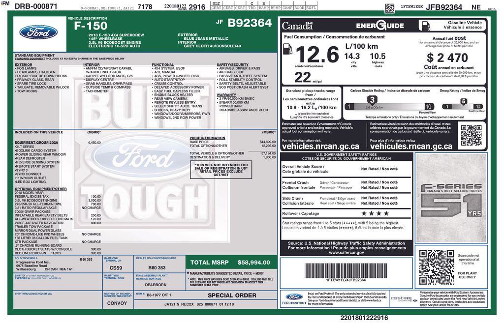 2018 FORD F-150 - Image 30