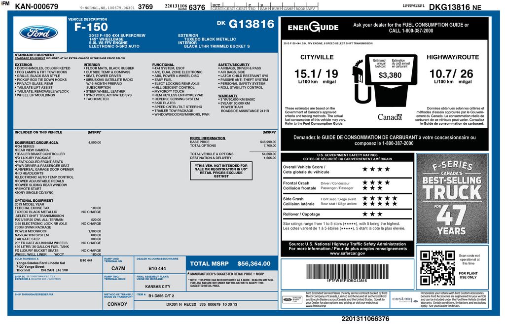 2013 FORD F-150 - Image 10
