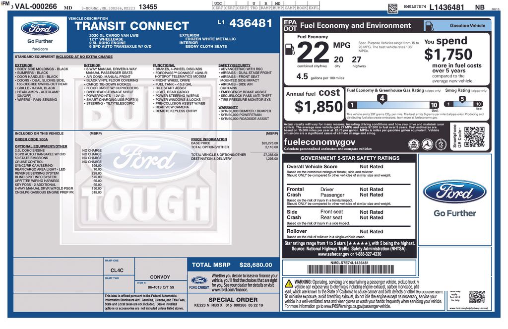 2020 FORD TRANSIT CONNECT - Image 23