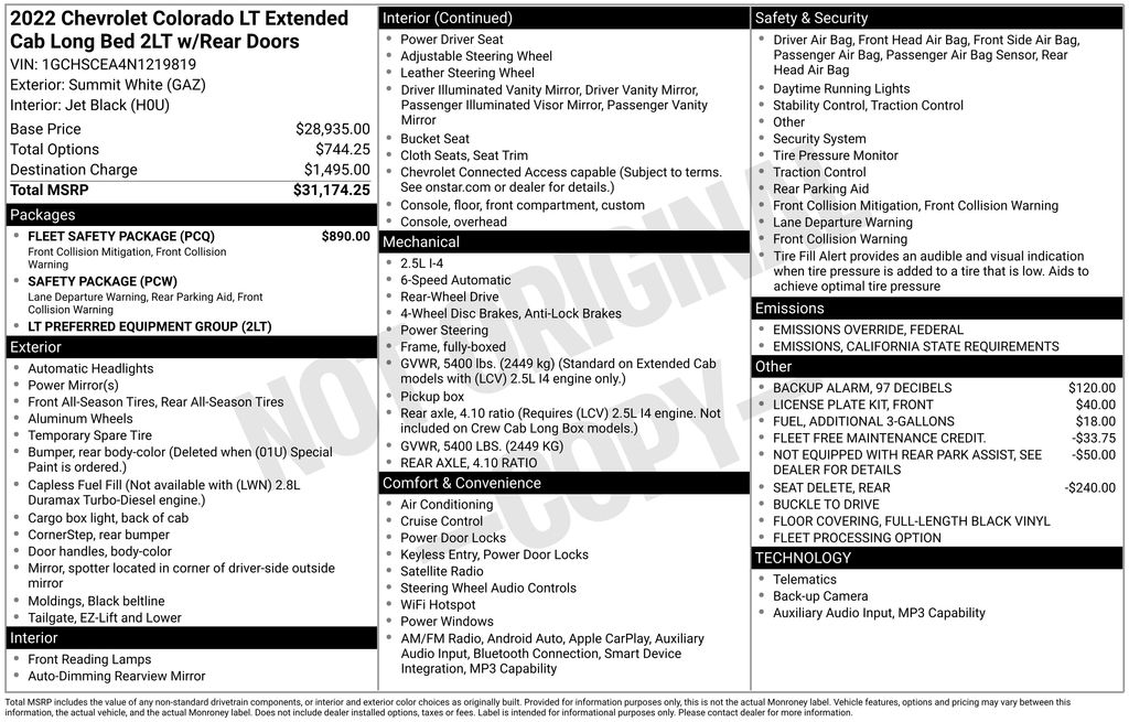 2022 CHEVROLET COLORADO - Image 29