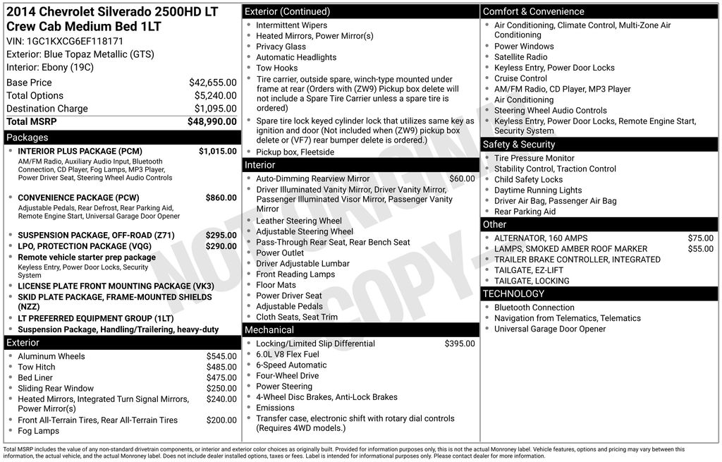 2014 CHEVROLET SILVERADO - Image 34