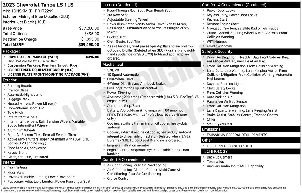 2023 CHEVROLET TAHOE - Image 30