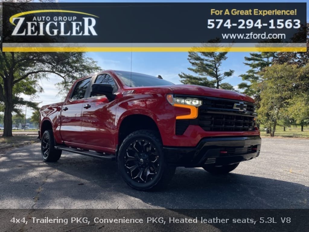 Used 2022 Chevrolet Silverado 1500 LT Trail Boss Truck Crew Cab