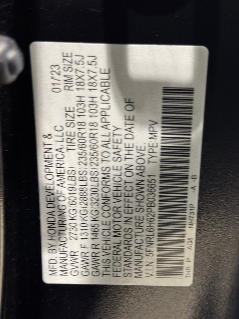 2023 HONDA ODYSSEY - Image 34