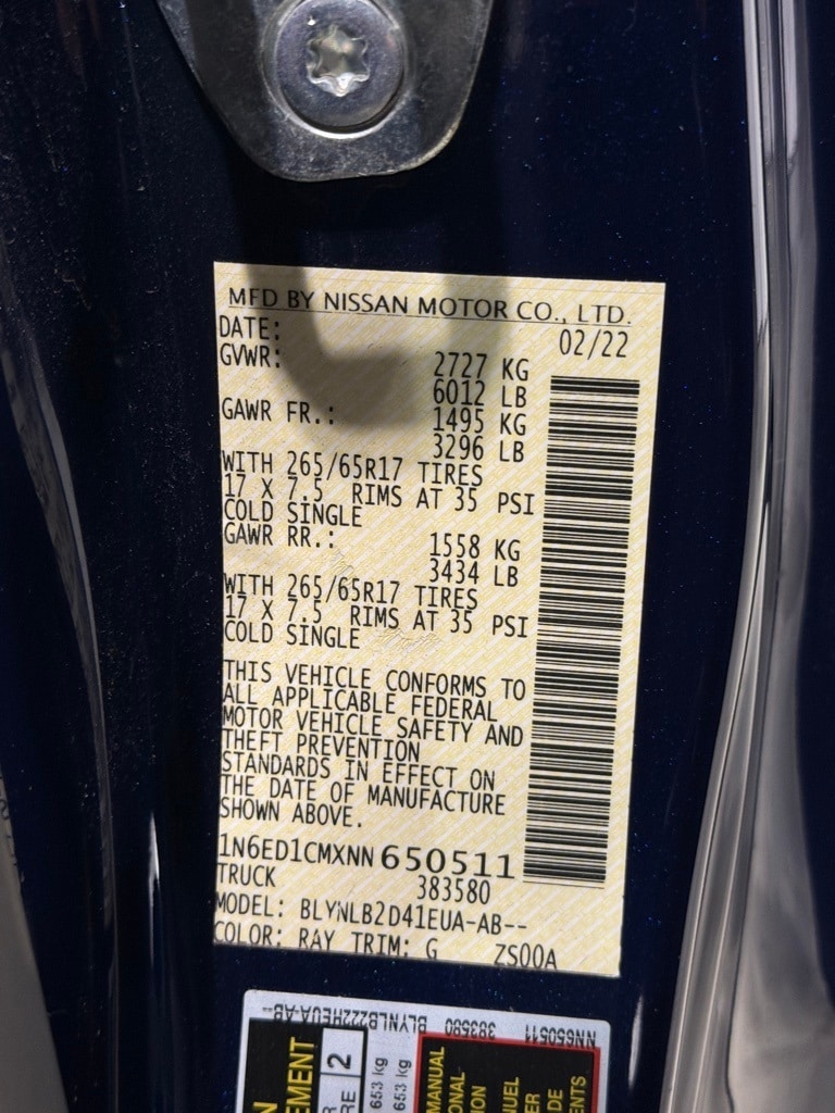 2022 NISSAN FRONTIER - Image 31