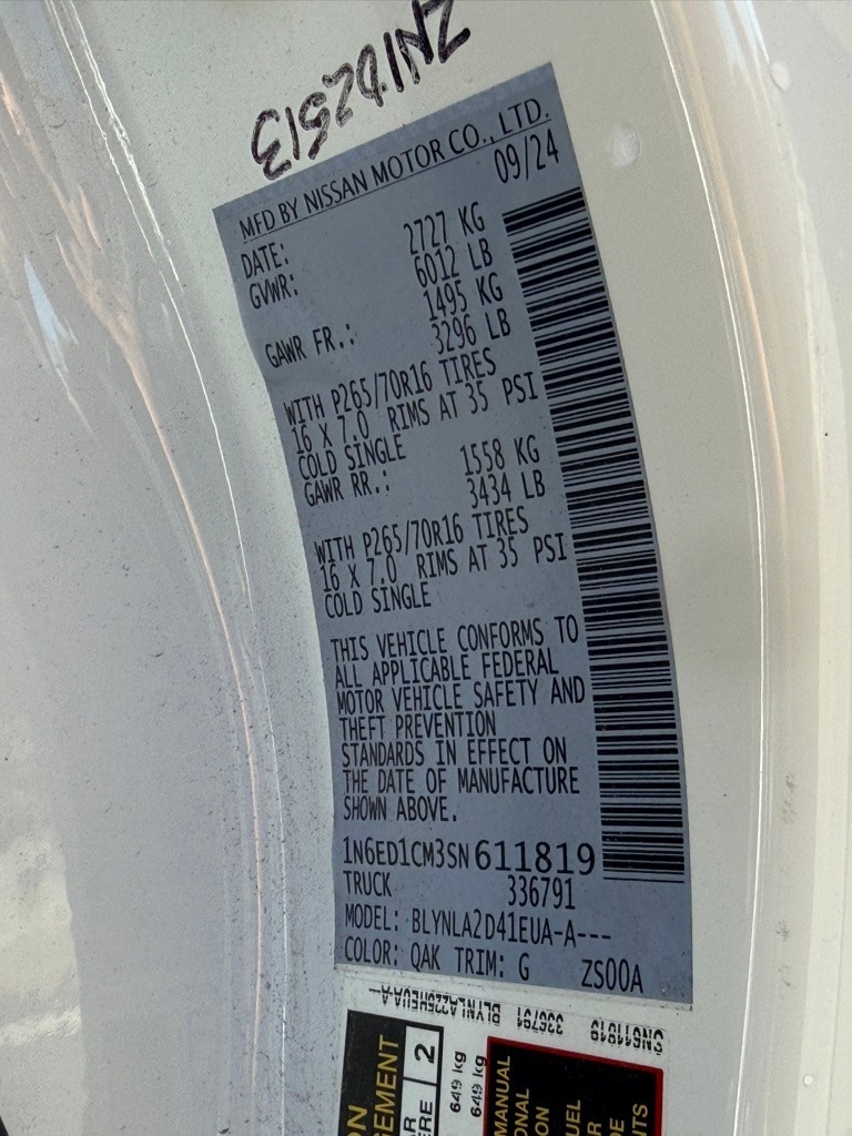 2025 NISSAN FRONTIER - Image 31