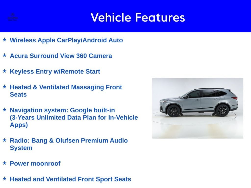 Certified 2025 Acura MDX A-Spec Advance Package SH-AWD SUV