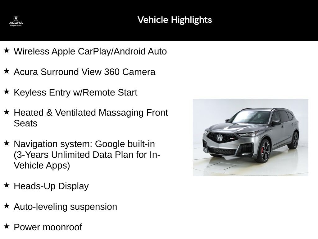 Certified 2025 Acura MDX Type S w/Advance Package SH-AWD SUV