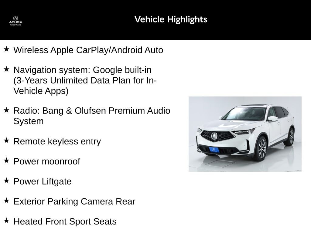 Used 2025 Acura MDX Technology Package SUV