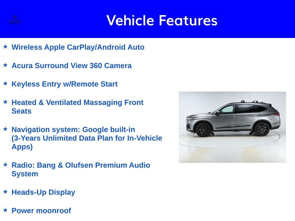 Certified 2025 Acura MDX A-Spec Advance Package SH-AWD SUV