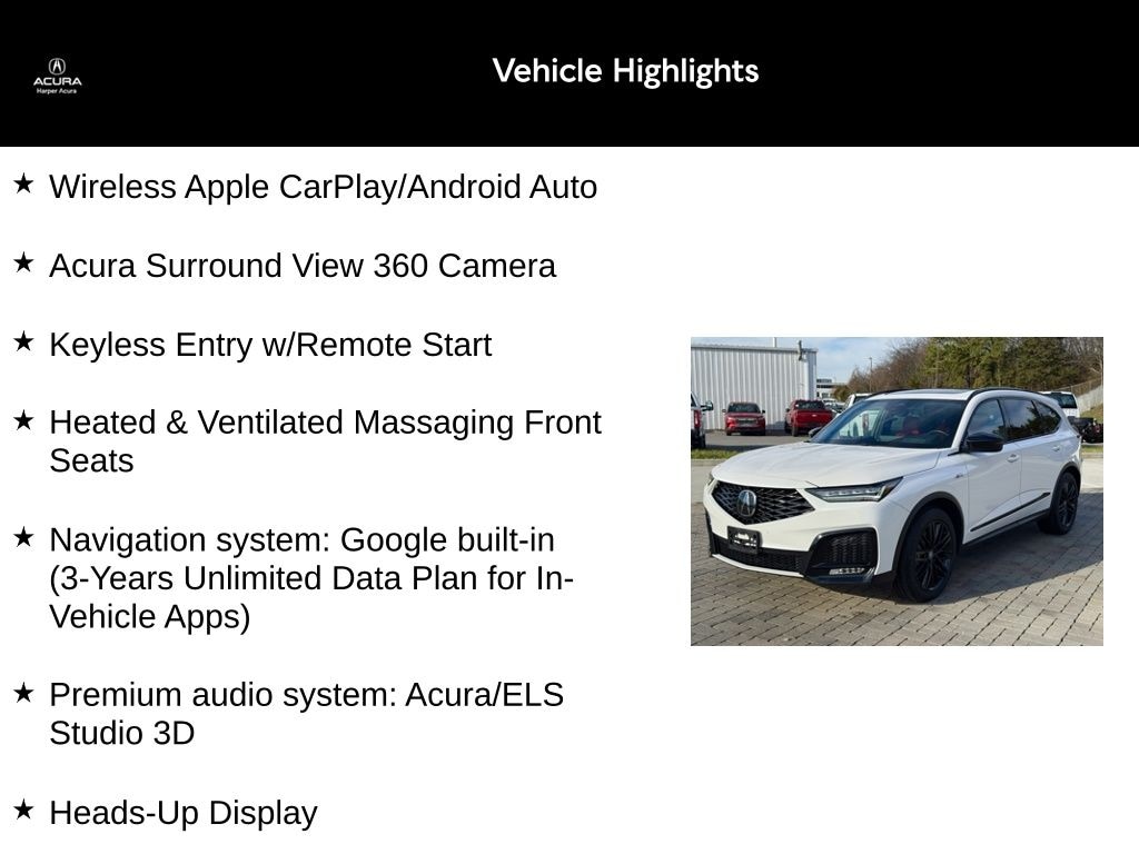 Certified 2025 Acura MDX A-Spec Advance Package SH-AWD SUV