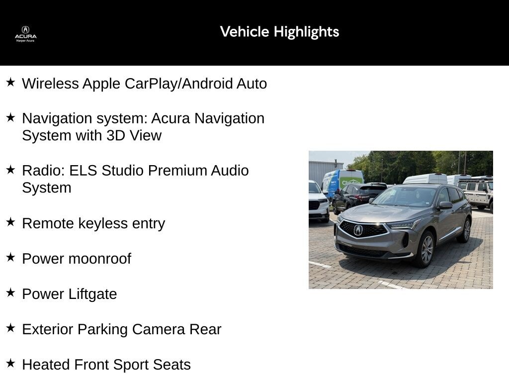 Used 2023 Acura RDX Technology Package SUV