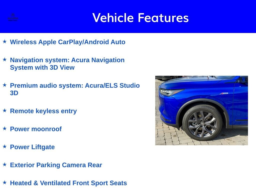 Used 2023 Acura MDX A-Spec SH-AWD SUV