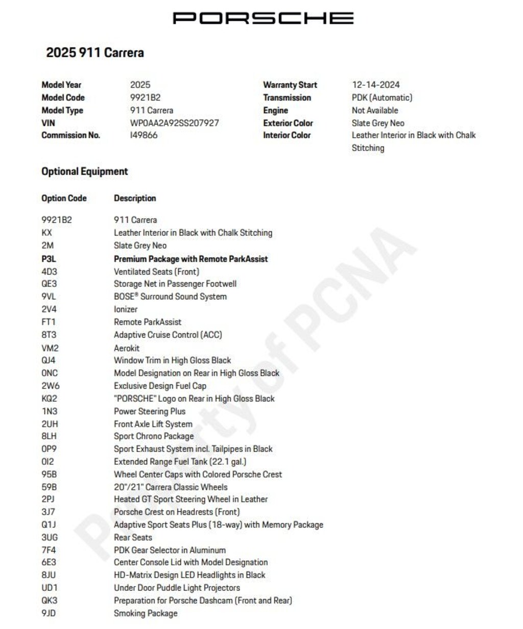 Certified 2025 Porsche 911 Carrera Coupe