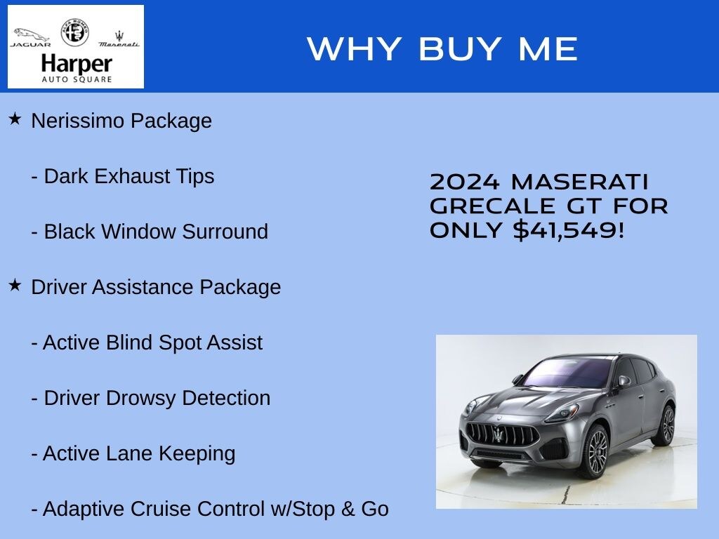 Used 2024 Maserati Grecale GT SUV