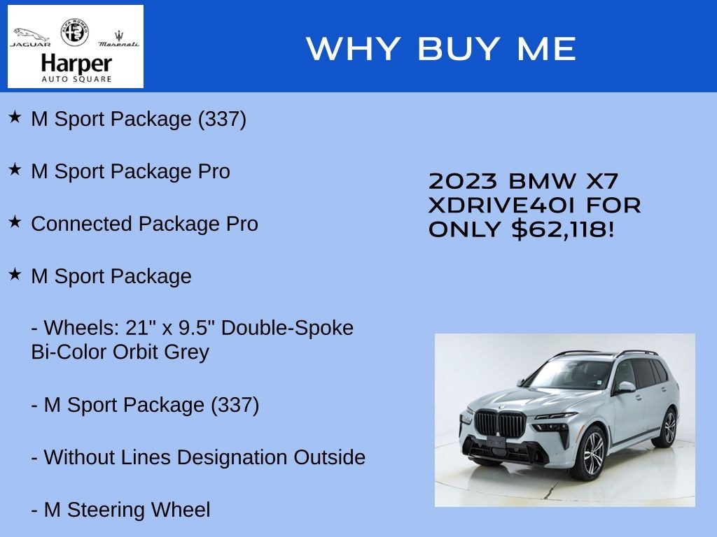 Used 2023 BMW X7 xDrive40i SUV