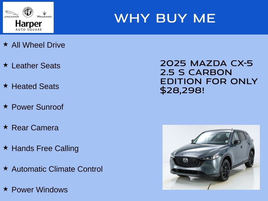Used 2025 Mazda CX-5 2.5 S Carbon Edition SUV