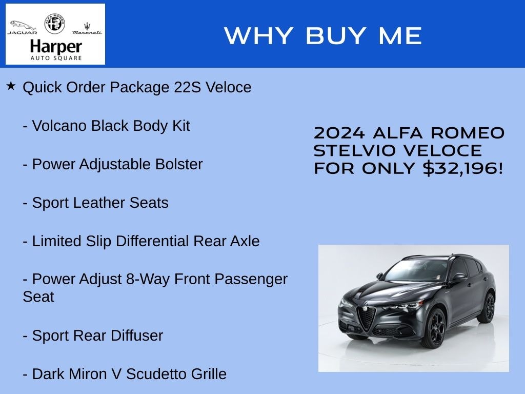 Used 2024 Alfa Romeo Stelvio Ti SUV