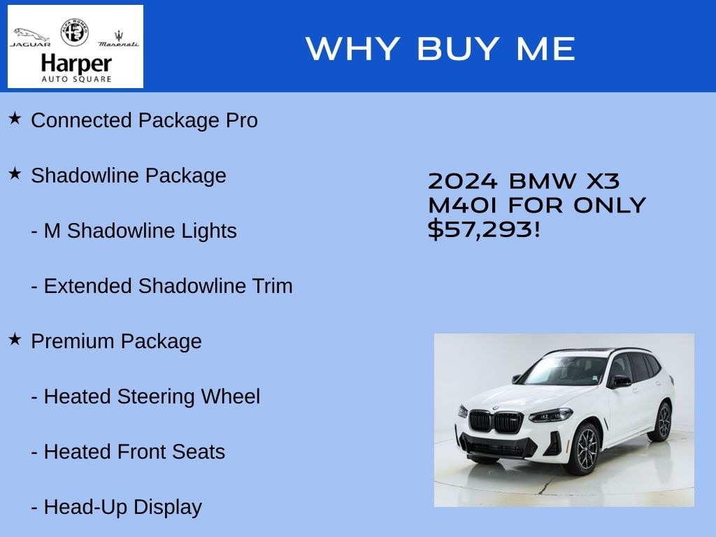Used 2024 BMW X3 M40i SUV