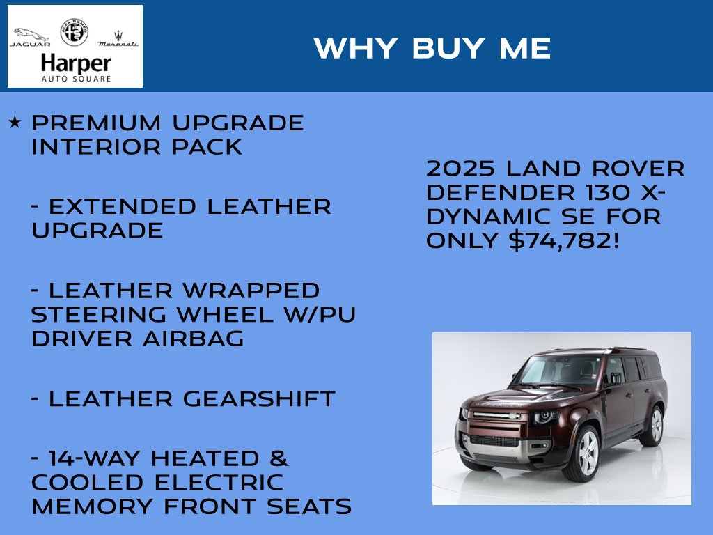 Used 2025 Land Rover Defender 130 X-Dynamic SE SUV