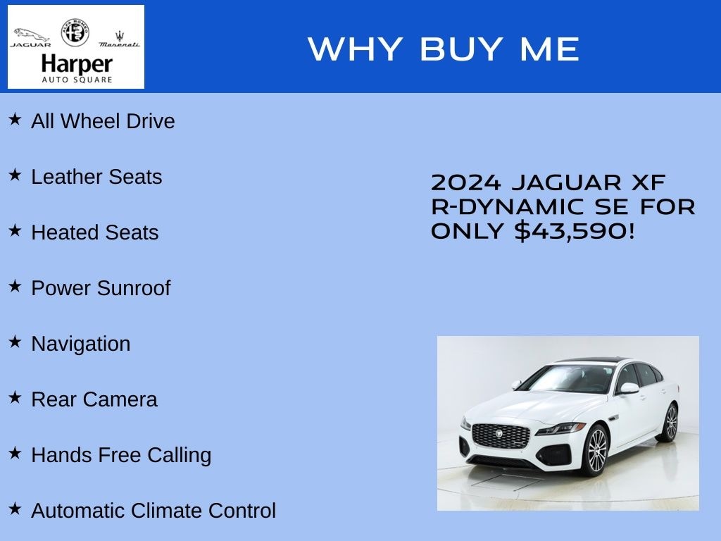 Used 2024 Jaguar XF R-Dynamic SE Sedan