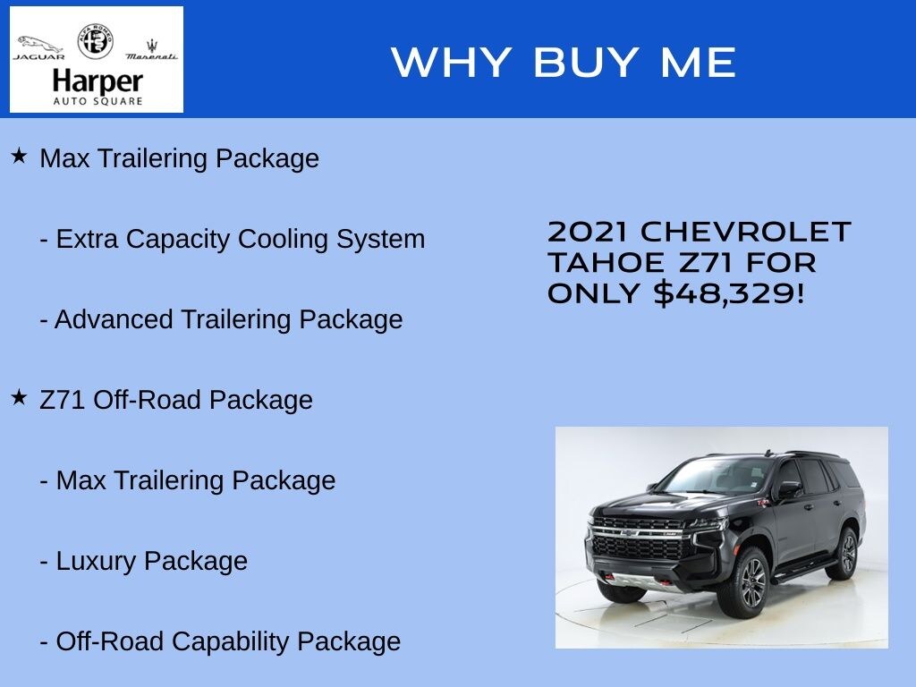 Used 2021 Chevrolet Tahoe Z71 SUV