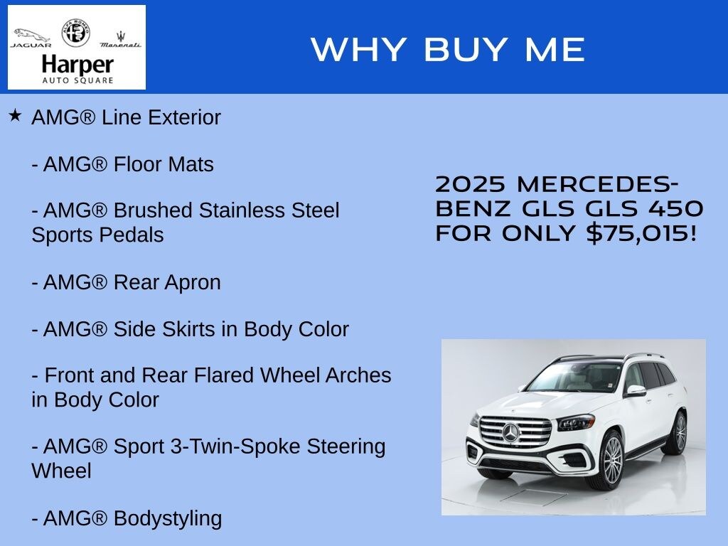 Used 2025 Mercedes-Benz GLS 450 4MATIC SUV
