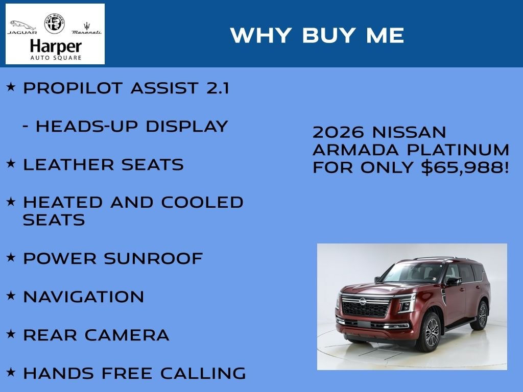 Used 2026 Nissan Armada Platinum SUV