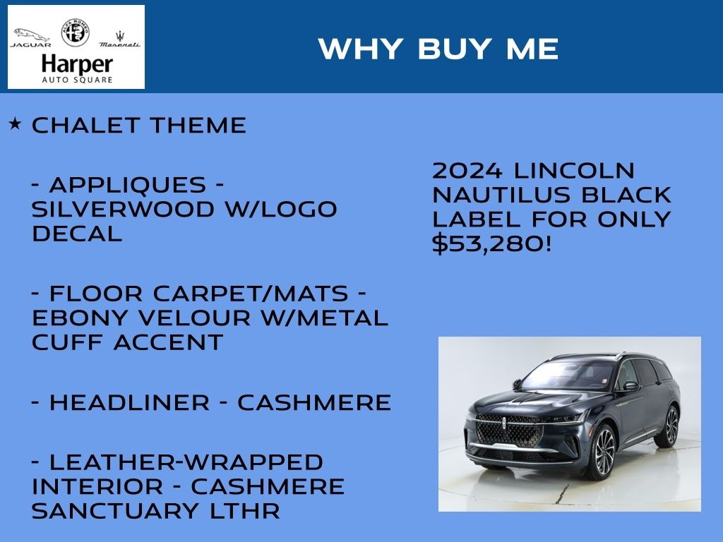 Used 2024 Lincoln Nautilus Black Label SUV