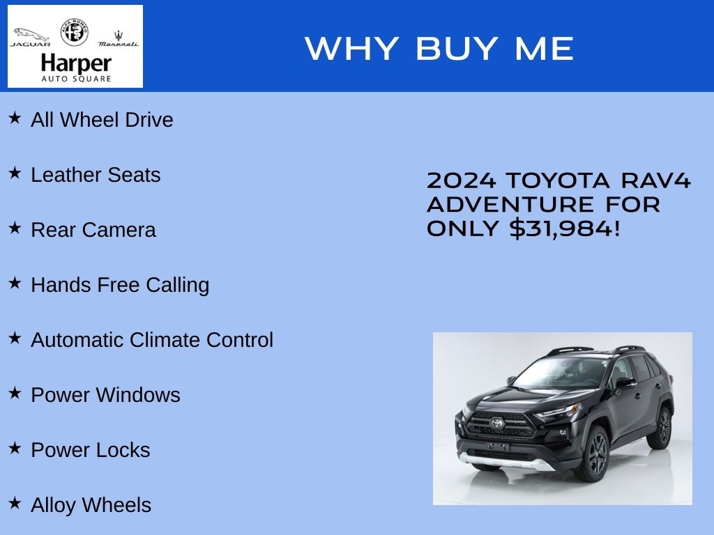 Used 2024 Toyota RAV4 Adventure SUV