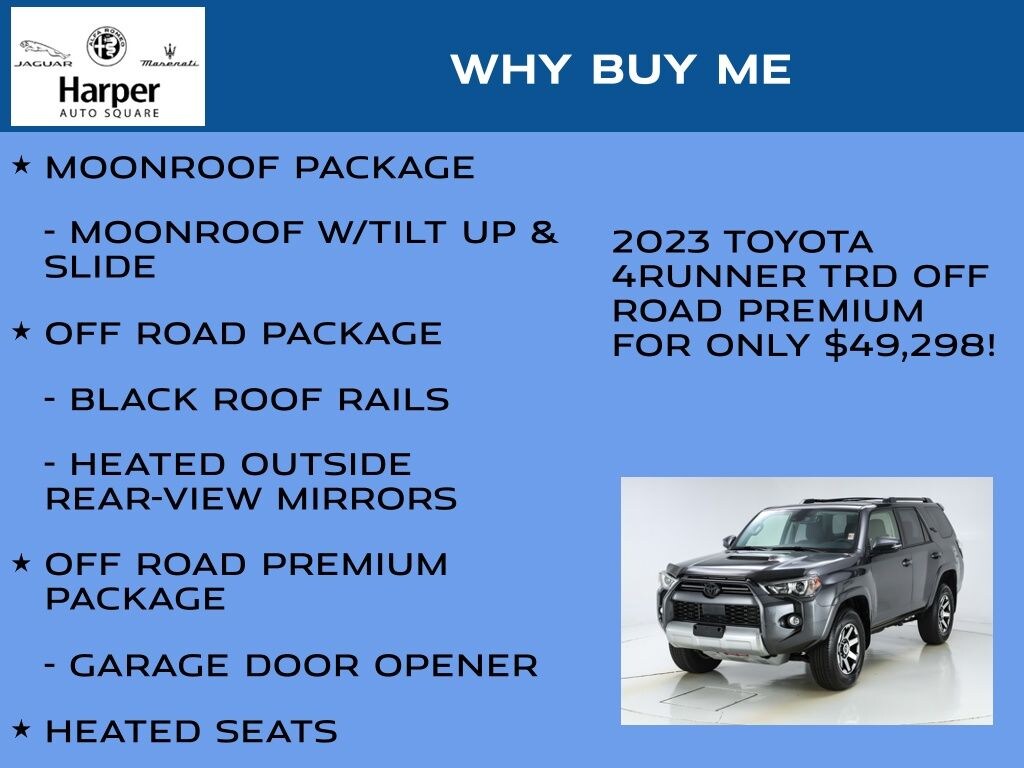 Used 2023 Toyota 4Runner TRD Off Road Premium SUV