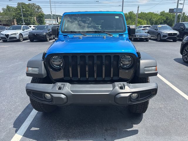 Used 2021 Jeep Wrangler Unlimited Willys with VIN 1C4HJXDG4MW801520 for sale in Alcoa, TN