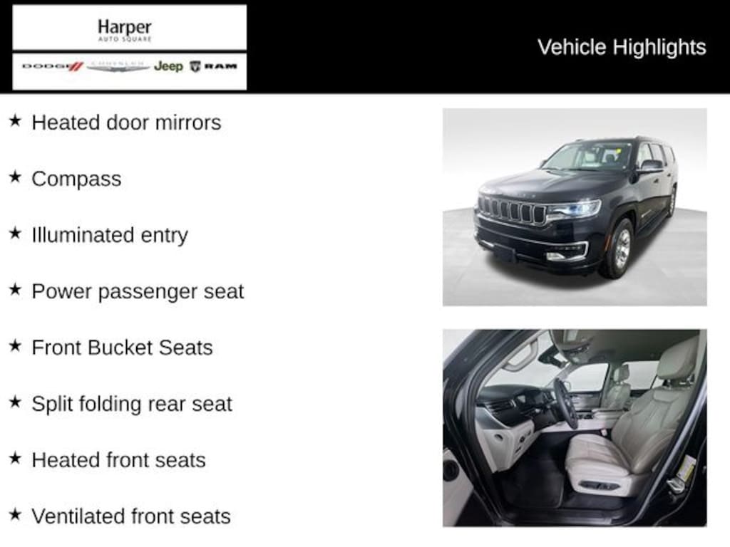 Used 2023 Jeep Wagoneer L Base SUV