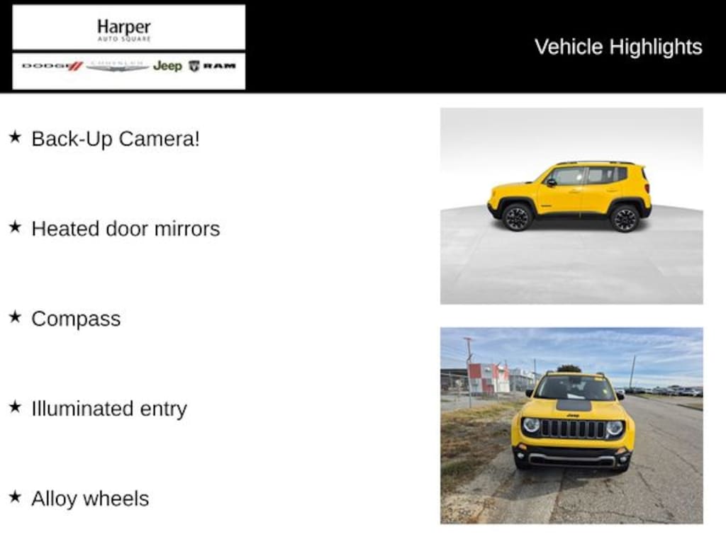 Used 2023 Jeep Renegade Latitude SUV