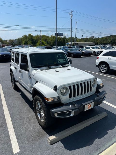 Used 2018 Jeep All-New Wrangler Unlimited Sahara with VIN 1C4HJXEG2JW105880 for sale in Alcoa, TN