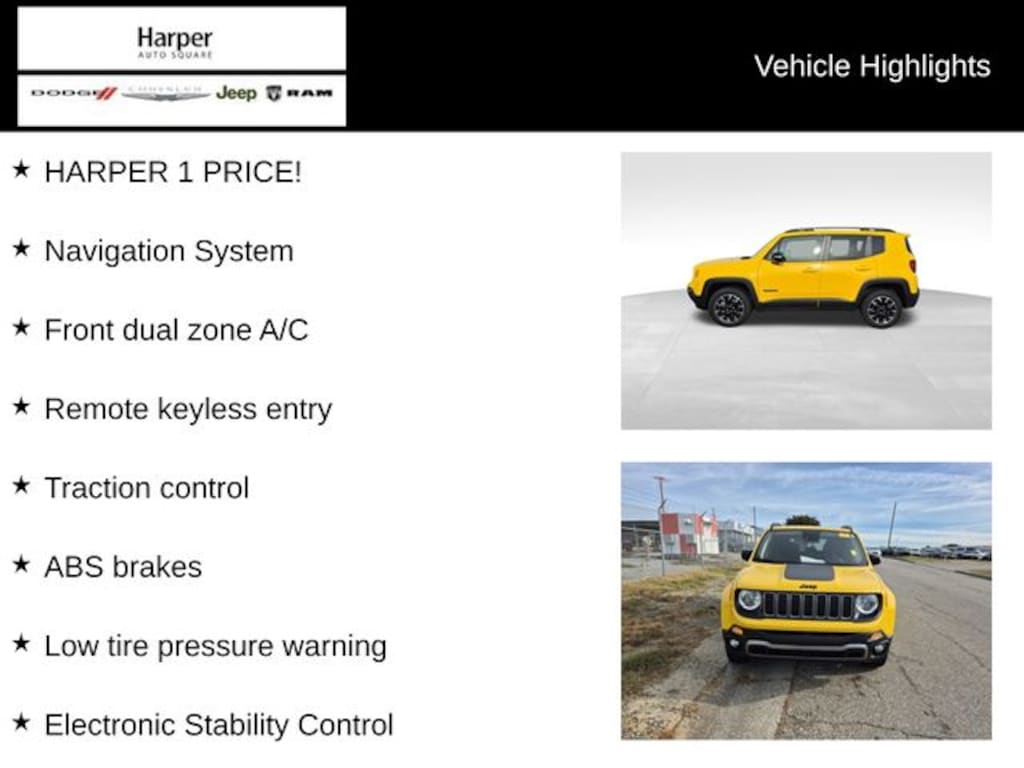 Used 2023 Jeep Renegade Latitude SUV