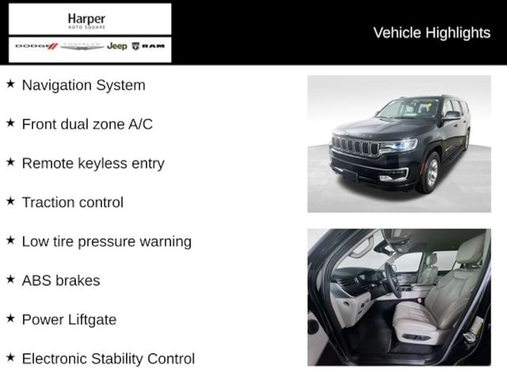 Used 2023 Jeep Wagoneer L Base SUV