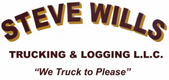 Steve Wills Trucking and Logging Logo