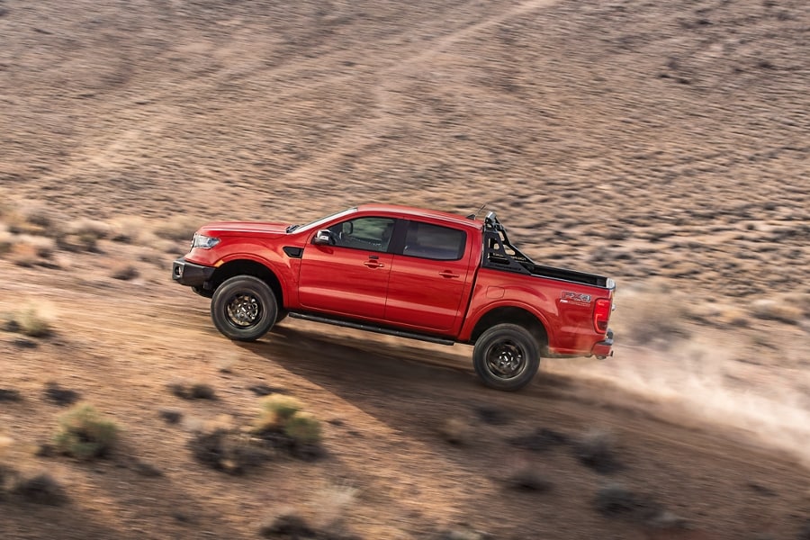 2023 Ford Ranger in the Desert
