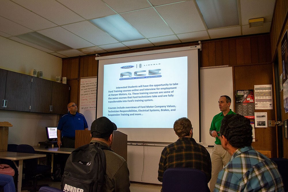 Ford Visit Presenting at College of the Redwoods