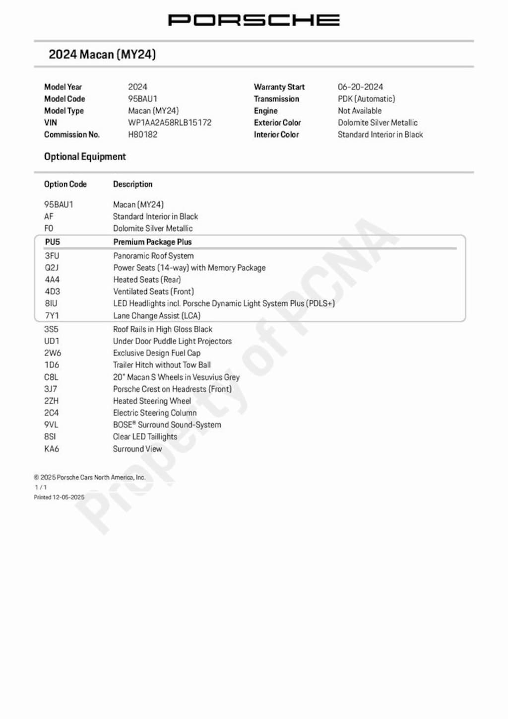 Certified 2024 Porsche Macan SUV